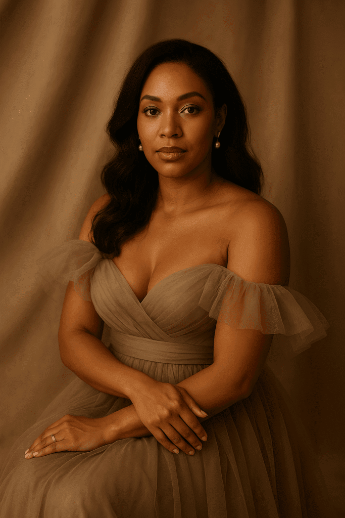 Fine art empowerment session capturing feminine strength and elegance.