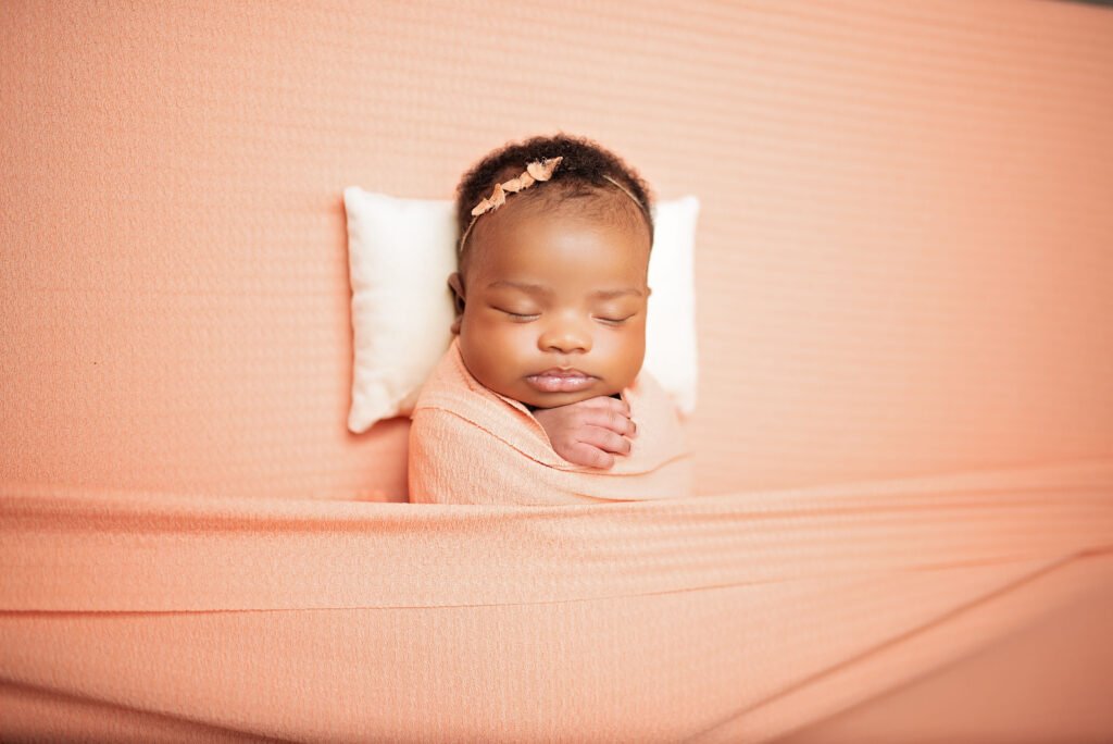 Fine art newborn portrait in Hamilton luxury photography